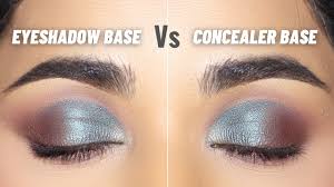 testing eyeshadow primer vs concealer