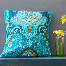indian kantha cushion cover home