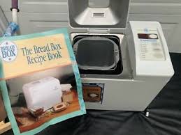 If you are not sure about recipes for your bread maker and the ingredient amounts, follow the link in resources for. Toastmaster Bread Box For Sale Ebay