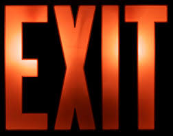 Image result for exit sign