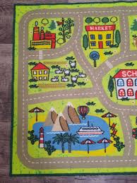 map childrens large village rug 47