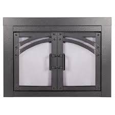 Large Glass Fireplace Doors Ax 1302