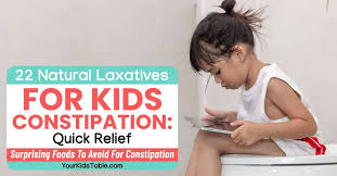 natural laxative for kids constipation