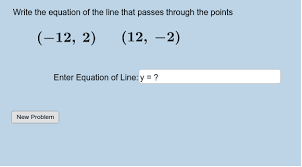 writing linear equations given 2