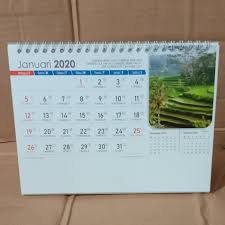 Kalender meja 2021 sudah dimulai kalender meja 2020 2019 dan tahun tahun sebelumnya tetap masih relevan untuk tahun ini. Jual Kalender Meja Standar Duduk 2020 Pemandangan Alam Jakarta Barat Waroengsaudara Tokopedia