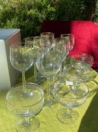 Crystal Glassware Set Of 12 Household