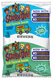 general mills scooby doo fruit shapes