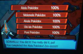 I'm ready for Pokemon Sun and Moon's National 'Dex, how about you?: So last  night I finally did it -- I 100%ed the Alolan 'De… | Pokemon sun, Pokemon,  Alola pokedex