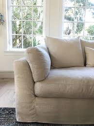 Linen Slipcovered Sofas Under 2k
