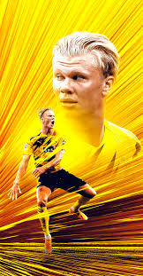 Born 21 july 2000) is a norwegian professional footballer who plays as a striker for bundesliga club borussia dortmund and the norway national team. Mobile Wallpapers Of Erling Haaland Oc Borussiadortmund