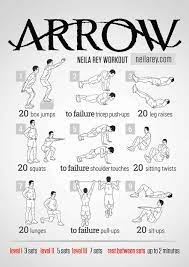 arrow workout bodyweight routine pop