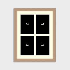 A4 Multi Photo Picture Frames Holds 4