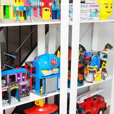 a storage solution for big toys and an
