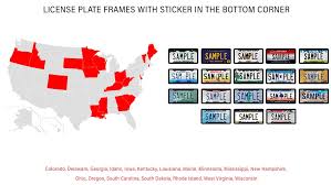 choosing the right license plate frame