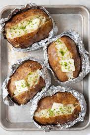 grilled baked potatoes feelgoodfoo