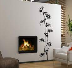 Tall Bamboo Wall Decal Vinyl Wall