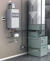 a tankless water heater for e heat