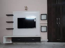 Multicolor Wall Mounted Wooden Tv
