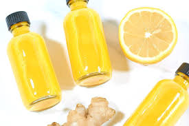 Lemon and Ginger Shot - A Healthy Wellness Shot Recipe