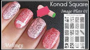 konad square image plate sting nail