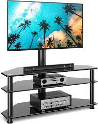 Swivel Glass Tv Stand With Mount For 32