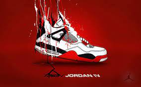 100 red jordan shoes wallpapers