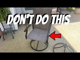 Assemble A Swivel Chair For Patio