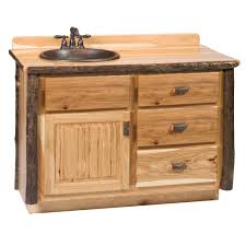 Bathroom vanity cabinets without tops modern bathroom vanities are much more than just glorified medicine boxes. Hickory Log Vanity 36 42 48 Inch Without Top Sink Left