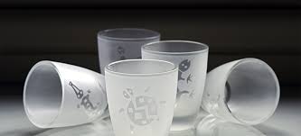 how to clean acid etched glass