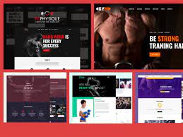 fitness or gym templates free
