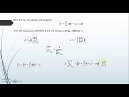 Van Der Waals Equation Calculate The