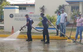 Hospital de Chepo realizó desinfección profunda en áreas hospitalarias |  CSS Panamá