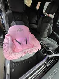 Buy Gray And Pink Dog Car Seat Luxury