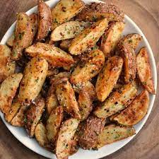 Red Potato Slices In Air Fryer gambar png