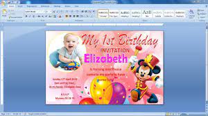 Choose a design theme that connects with your event theme. How To Make Picture Invitation Card Design In Ms Word Invitation Card Design In Ms Word Ms Word Youtube
