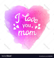 mom greeting card with s vector image