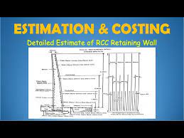 Estimate Of Rcc Retaining Wall