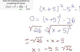 Solve The Following Quadratic By