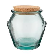 home recycled glass jar medium