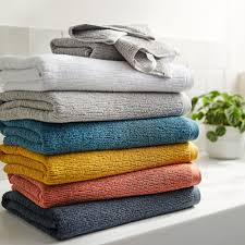 organic textured towels now