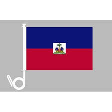 Selbstklebende klebefolie, die sich an (fast) jeden untergrund anschmiegt. Auto Fahne Haiti Wappen Premiumqualitat 9 95