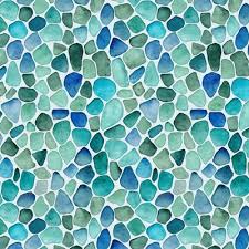 Sea Glass Fabric Wallpaper And Home