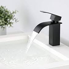 Buy the best and latest bathroom waterfall faucet on banggood.com offer the quality bathroom waterfall faucet on sale with worldwide free shipping. Auralum Bathroom Sink Faucet Black Waterfall Bathroom Faucet Waterfall Faucet For Solid Washbasin Super Quality Faucets Black Amazon Co Uk Diy Tools