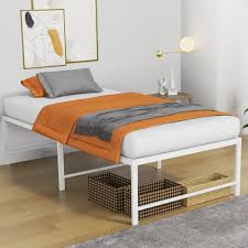 nefoso twin bed frame 18 inch tall