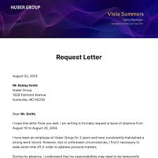 free request letter templates