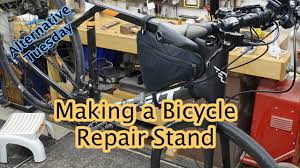 making a bicycle repair stand you