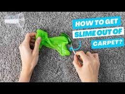 carpet remove slime stains