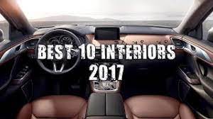 top 10 best car interiors 2017 model