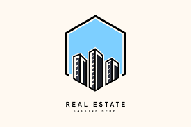real estate logo simple design concept