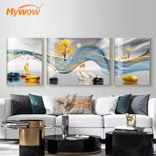 Flower Wall Art Painting On Canvas
